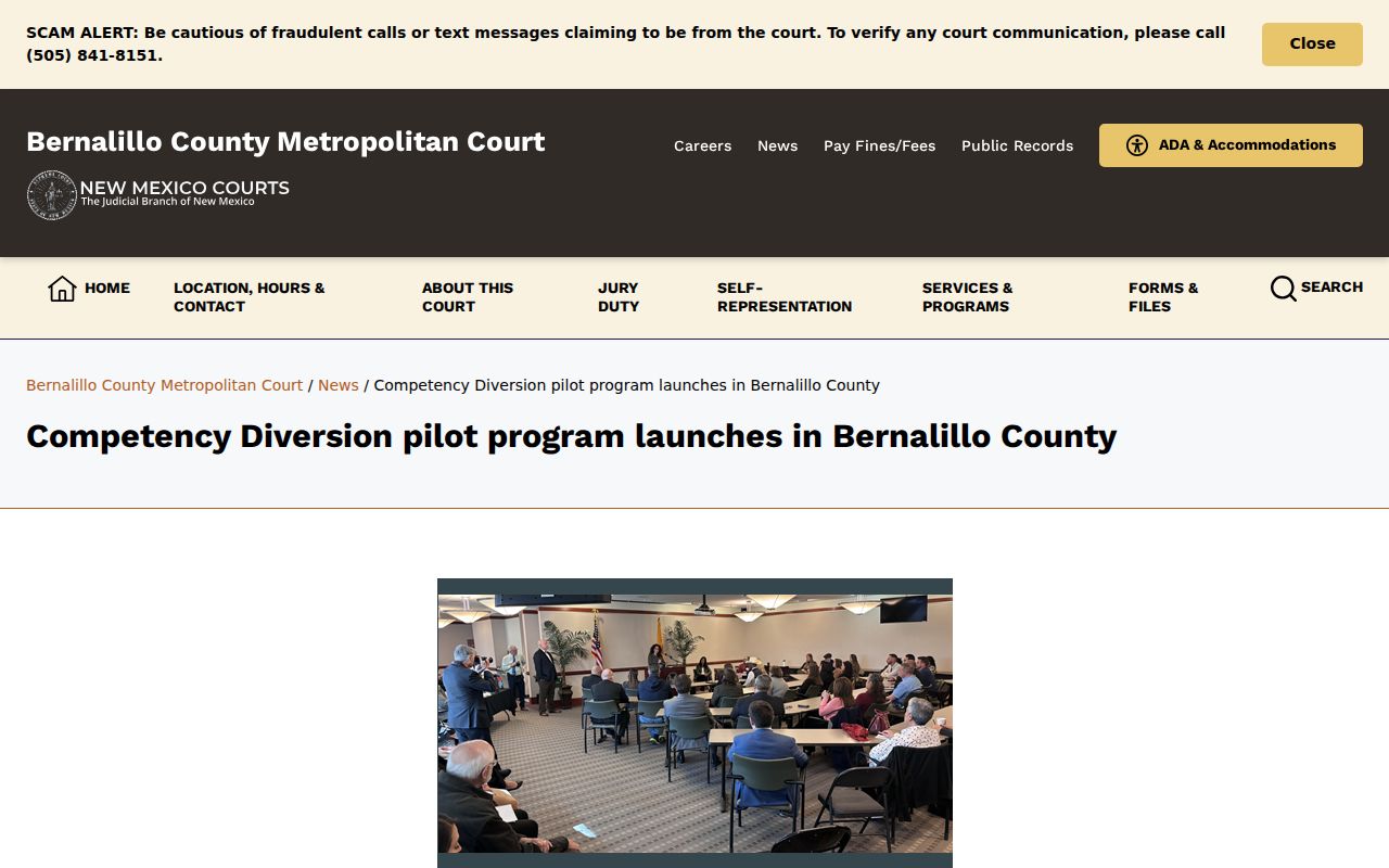 Lincoln County criminal docket reference image for New Mexico competency diversion